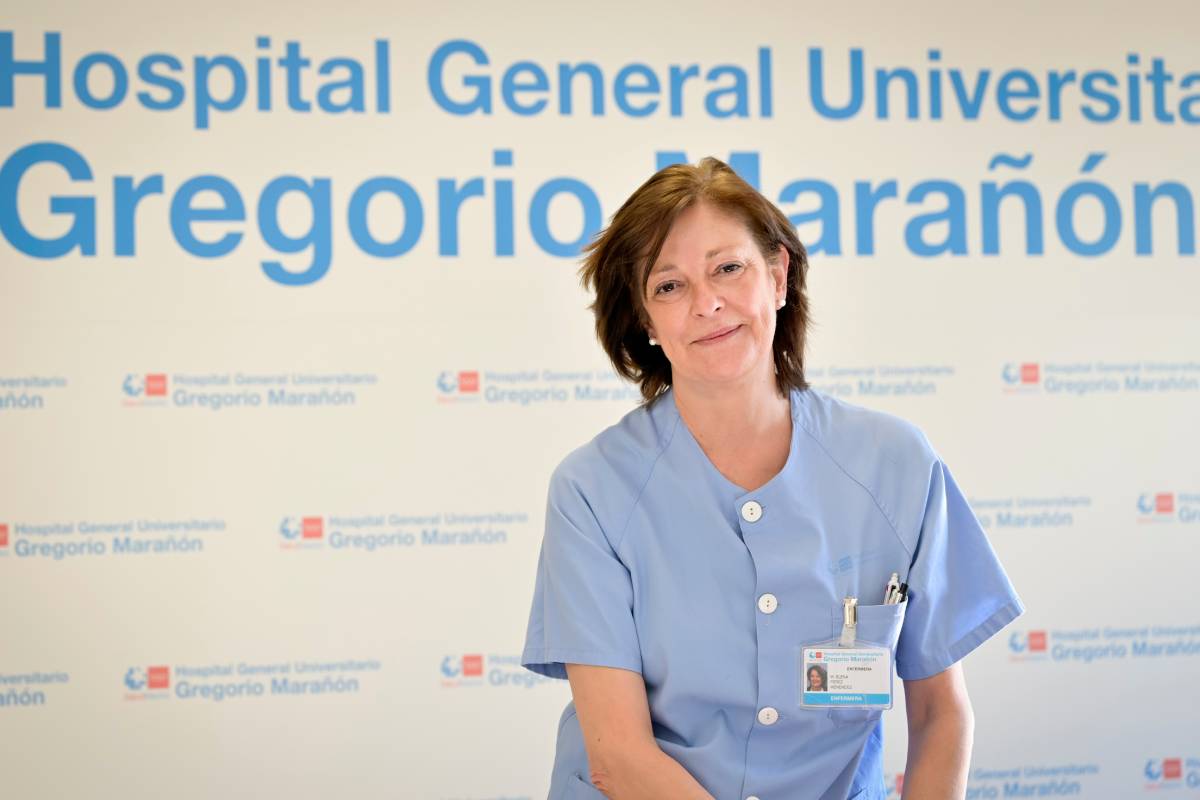 Elena PÃ©rez MenÃ©ndez, enfermera de PrÃ¡ctica Avanzada en la Unidad de ColoproctologÃa del Hospital Universitario Gregorio MaraÃ±Ã³n (Madrid).